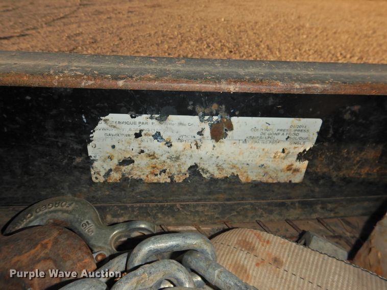 image for item DG1572 2014 PJ equipment trailer