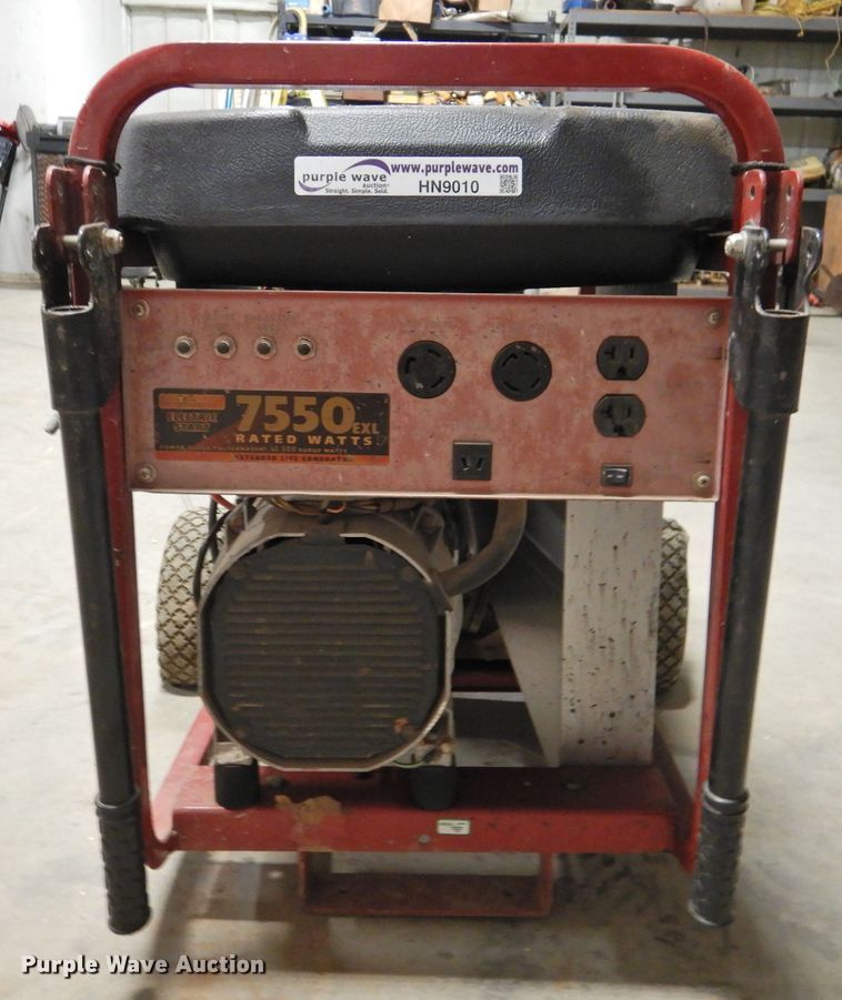 image for item HN9010 Generac 7550EXL  generator
