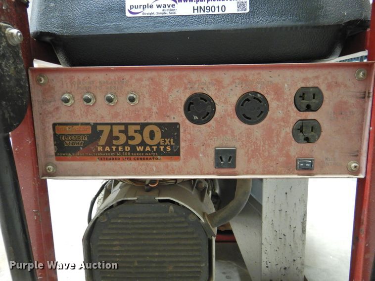 image for item HN9010 Generac 7550EXL  generator