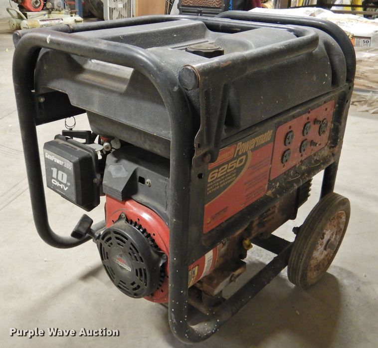 image for item HN9013 Coleman Powermate 6250  generator