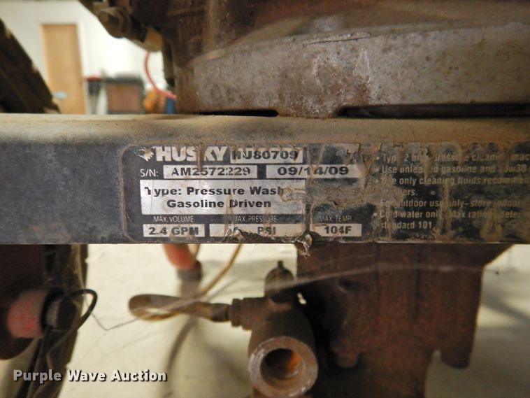 image for item HN9015 Husky HU80709 pressure washer