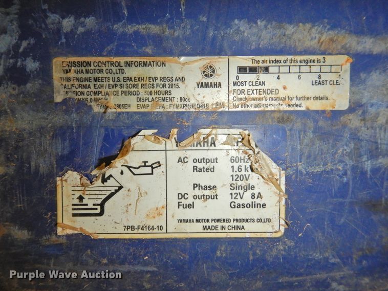 image for item HN9018 Yamaha EF2000IS  generator