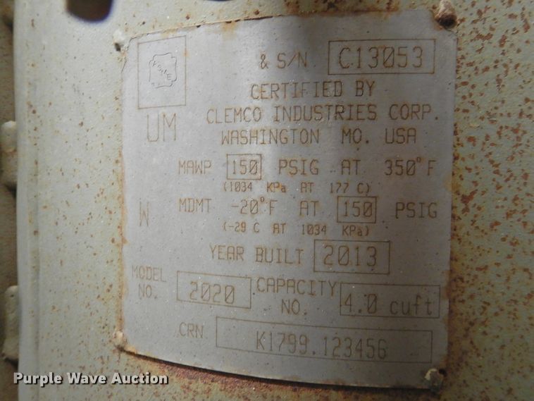 image for item HN9022 2013 Clemco 2020 sand blaster