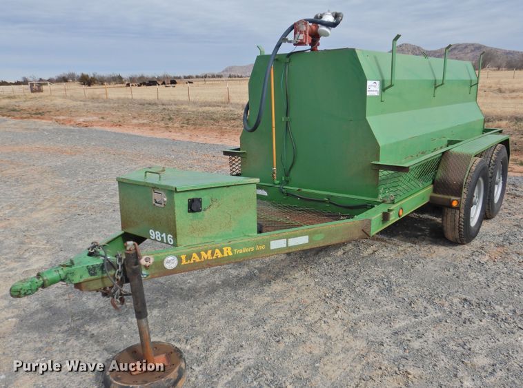 image for item DG1617 2012 Lamar fuel trailer