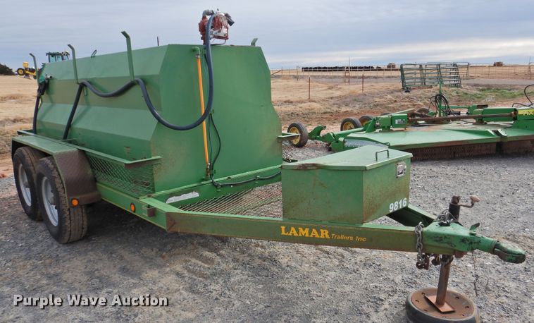 image for item DG1617 2012 Lamar fuel trailer