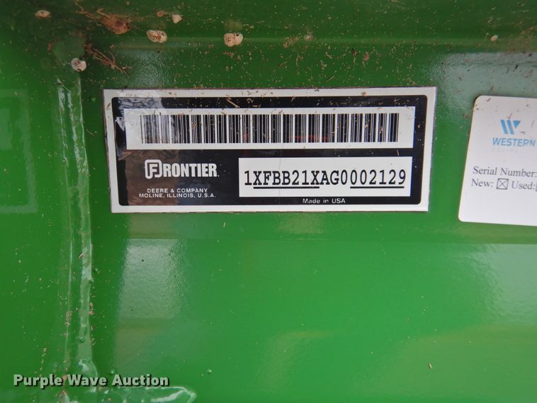 image for item DG1620 Frontier BB2184  box blade