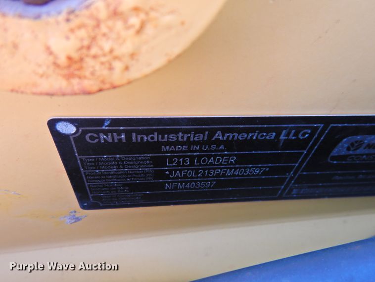 image for item DG1635 New Holland L213  skid steer loader