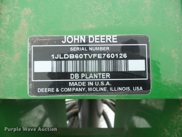 image for item DG8447 2015 John Deere DB60  no-till planter