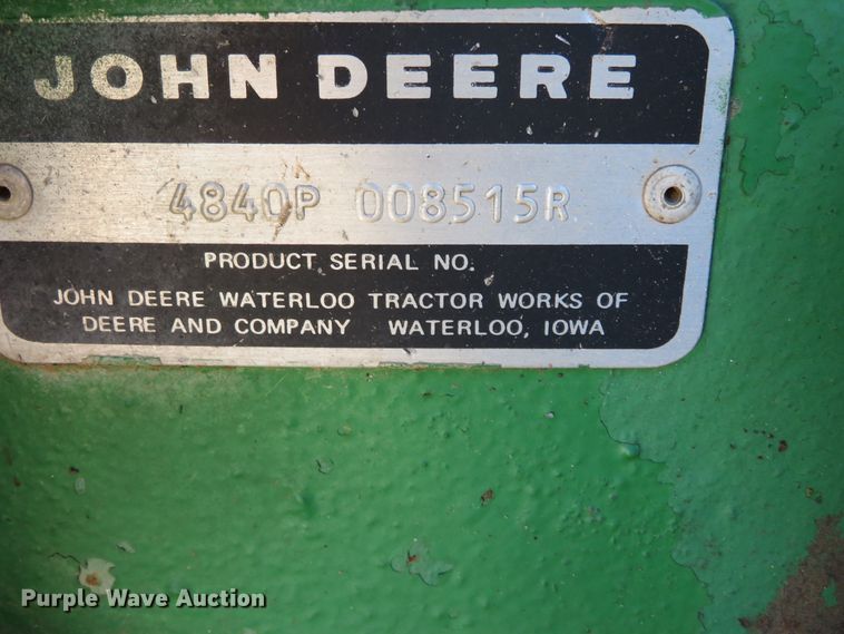 image for item DH0691 John Deere 4840  tractor