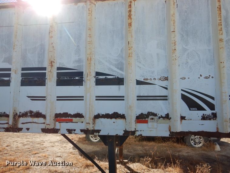 image for item DJ4916 2002 Artex live bottom trailer