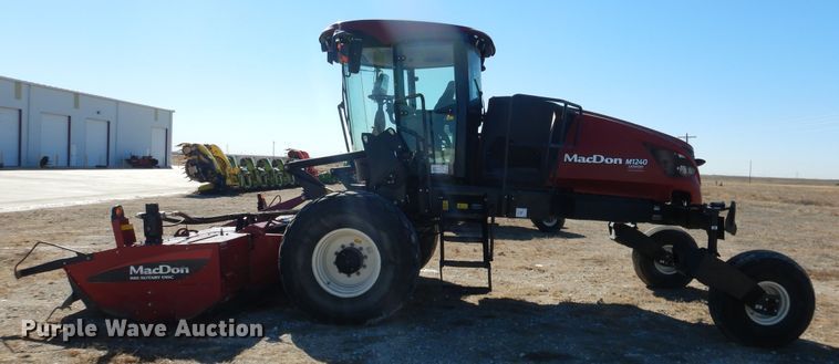 image for item DJ4933 2017 MacDon M1240  windrower