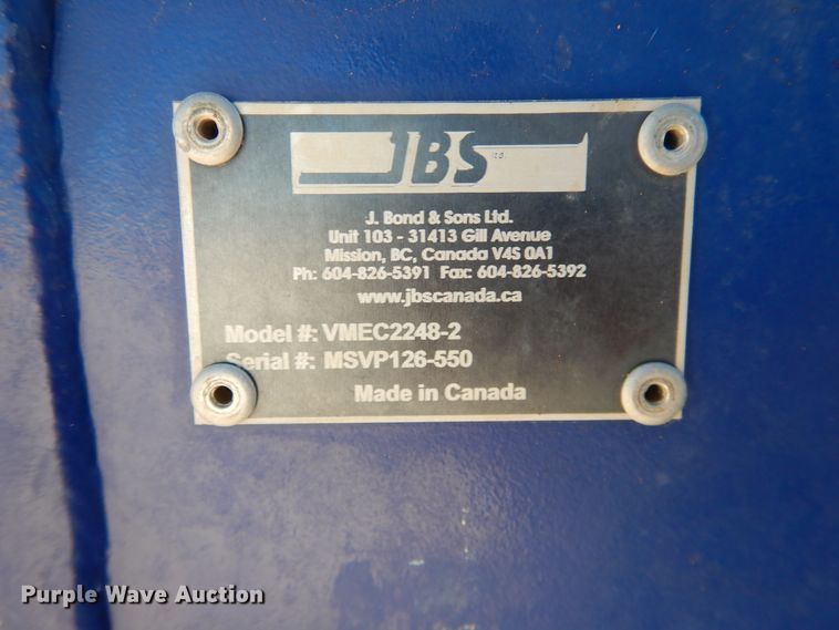 image for item DJ4939 JBS VMEC2248-2  manure spreader