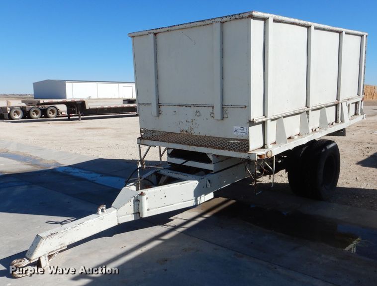 image for item DJ4943 Shop built silage dump trailer