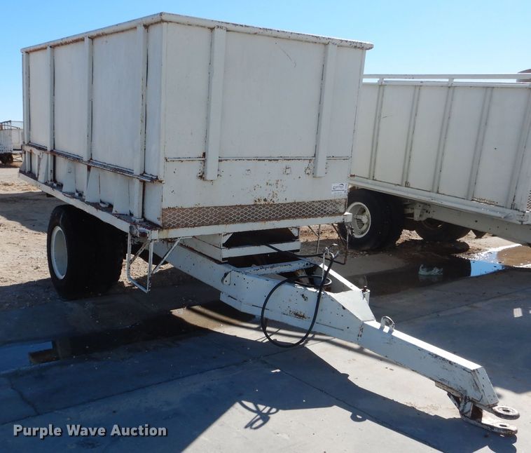image for item DJ4943 Shop built silage dump trailer