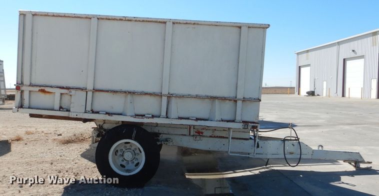 image for item DJ4943 Shop built silage dump trailer