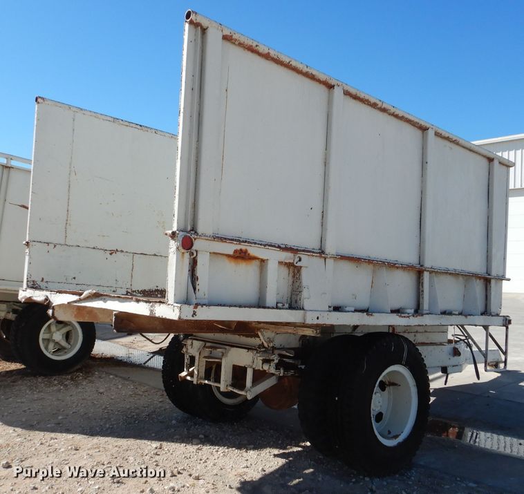 image for item DJ4943 Shop built silage dump trailer