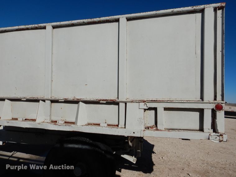image for item DJ4943 Shop built silage dump trailer