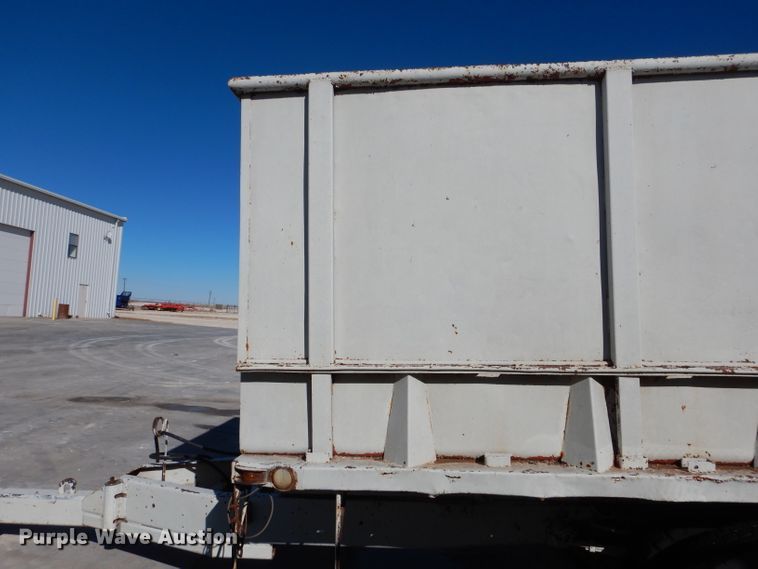 image for item DJ4943 Shop built silage dump trailer