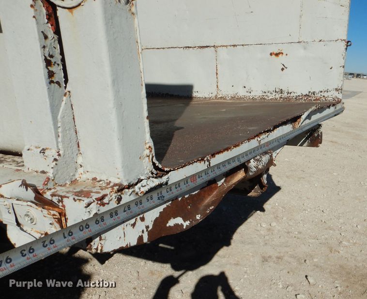 image for item DJ4943 Shop built silage dump trailer