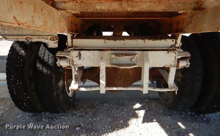 image for item DJ4943 Shop built silage dump trailer