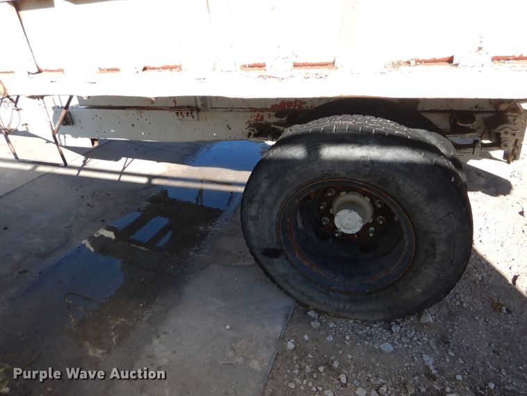 image for item DJ4943 Shop built silage dump trailer