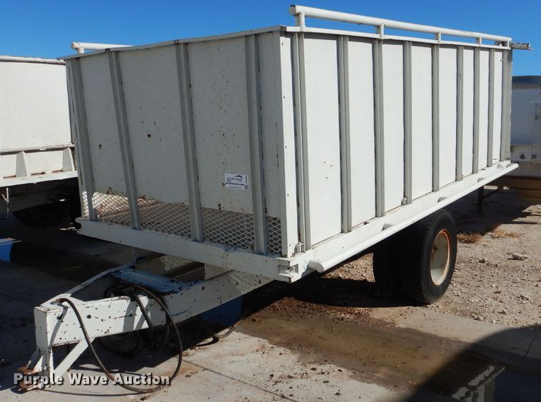 image for item DJ4944 Shop built silage dump trailer