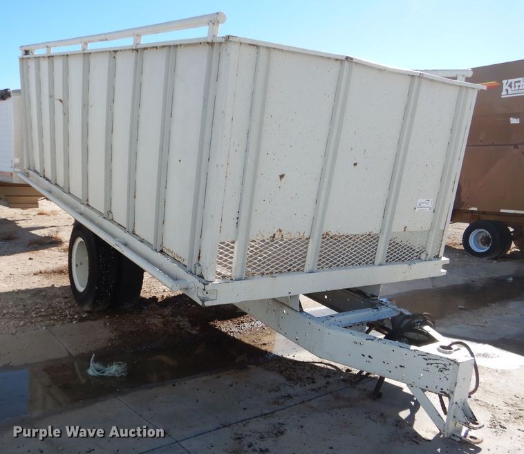 image for item DJ4944 Shop built silage dump trailer