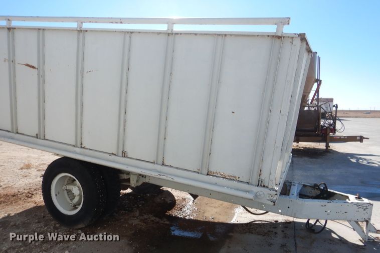 image for item DJ4944 Shop built silage dump trailer
