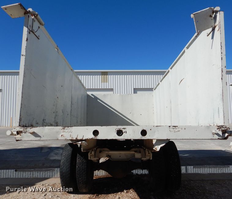 image for item DJ4944 Shop built silage dump trailer