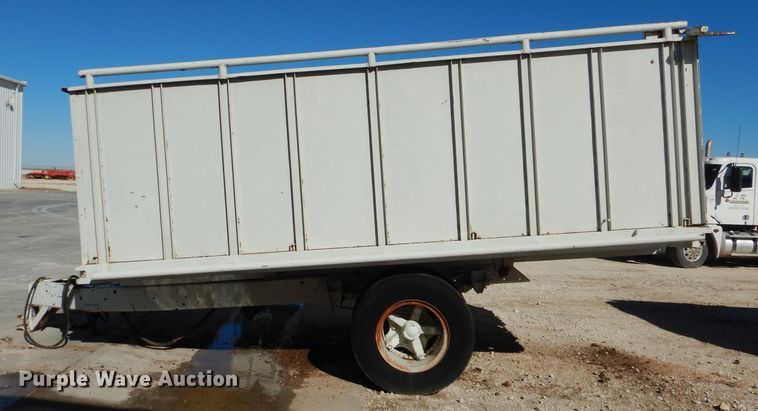 image for item DJ4944 Shop built silage dump trailer
