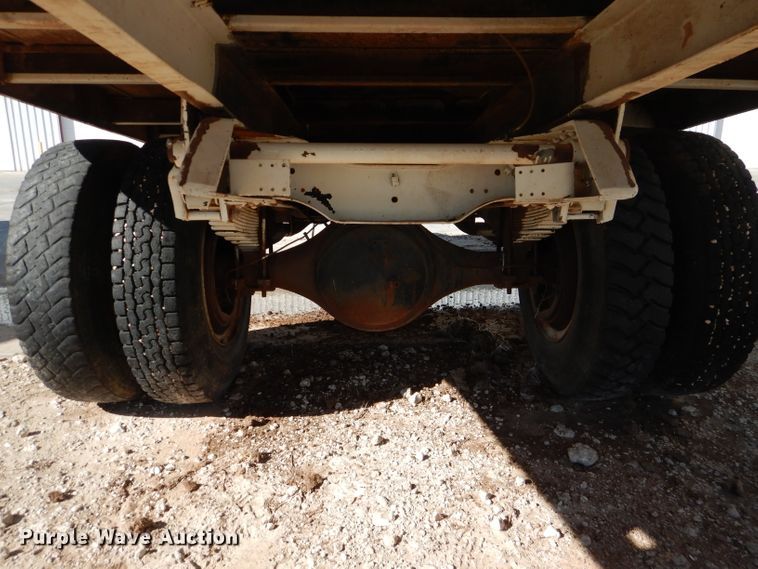 image for item DJ4944 Shop built silage dump trailer