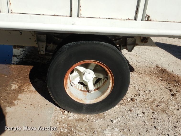 image for item DJ4944 Shop built silage dump trailer
