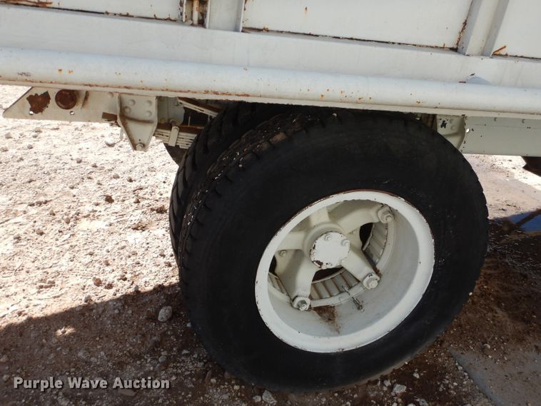 image for item DJ4944 Shop built silage dump trailer