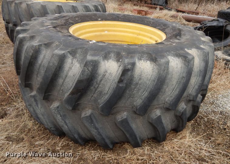 image for item DL1999 (2) tires and wheels