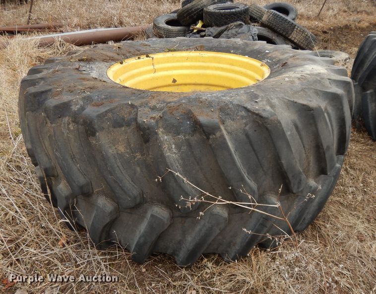 image for item DL1999 (2) tires and wheels