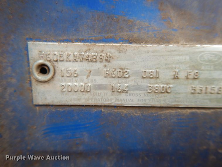 image for item DL2743 1967 Ford 600  grain truck