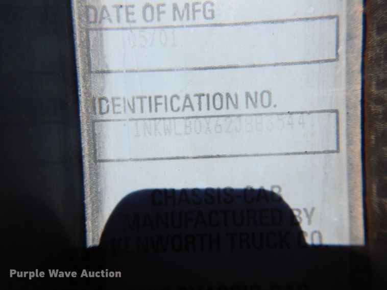 image for item HL9576 2002 Kenworth W900  manure spreader truck