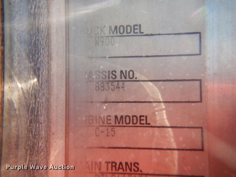 image for item HL9576 2002 Kenworth W900  manure spreader truck