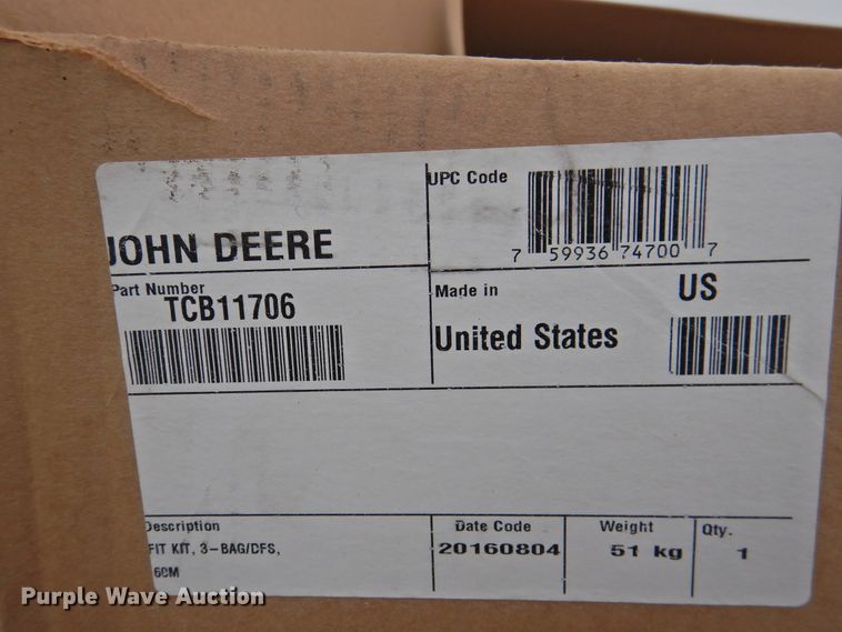 image for item HN9111 John Deere 7 Iron MCS bagger kit