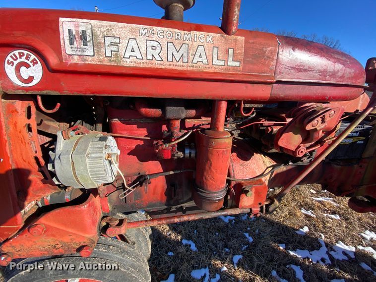 image for item HR9420 Farmall Super C  tractor