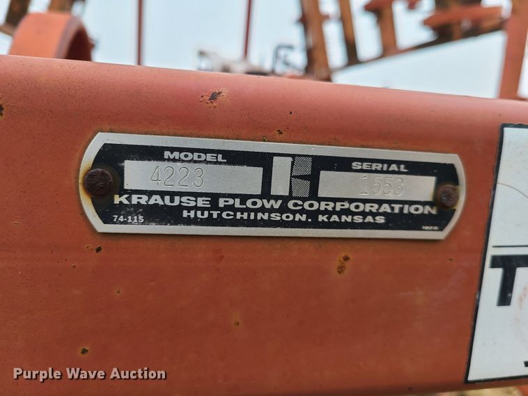 image for item IA9250 Krause 4223  field cultivator
