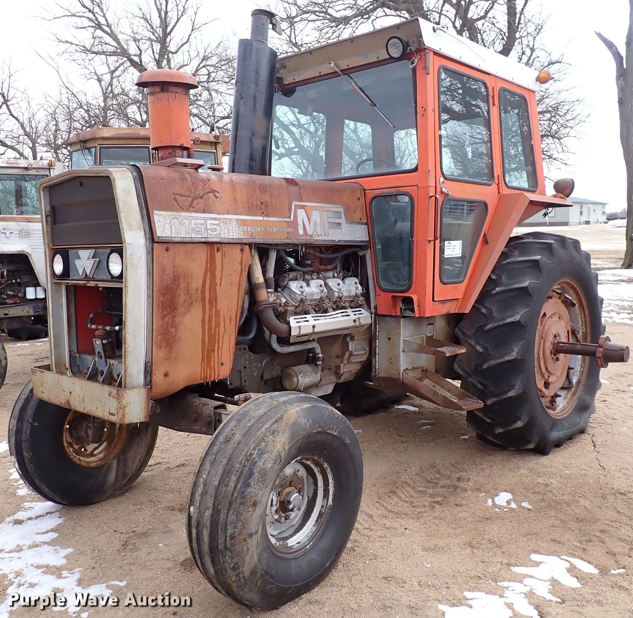 Massey Ferguson 1155 Tractor In Kinsley Ks Item Dk4500 Sold Purple Wave