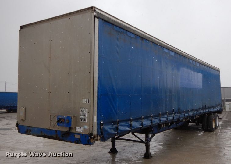 image for item DF6416 2002 Utility  side curtain trailer