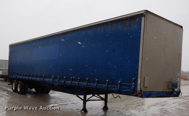 image for item DF6416 2002 Utility  side curtain trailer
