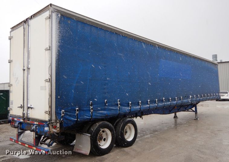 image for item DF6416 2002 Utility  side curtain trailer