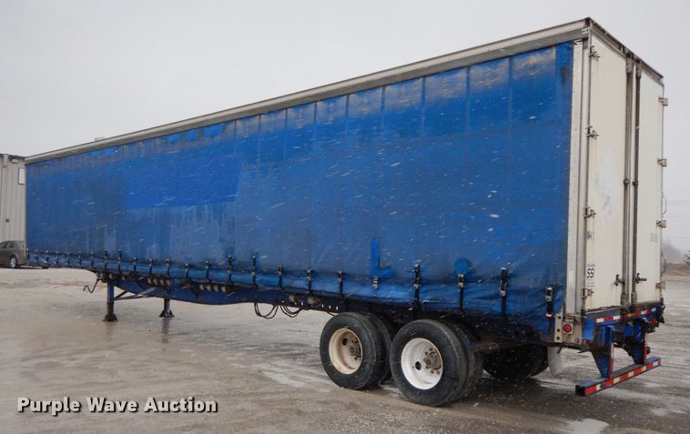 image for item DF6416 2002 Utility  side curtain trailer
