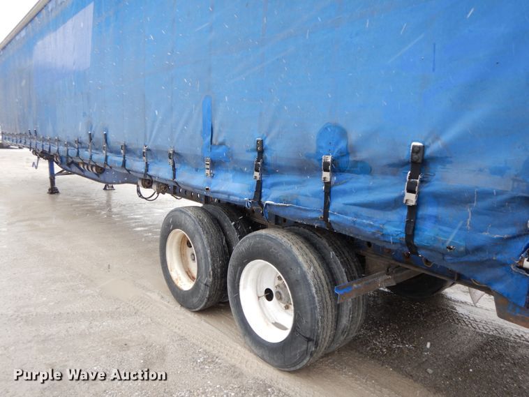 image for item DF6416 2002 Utility  side curtain trailer