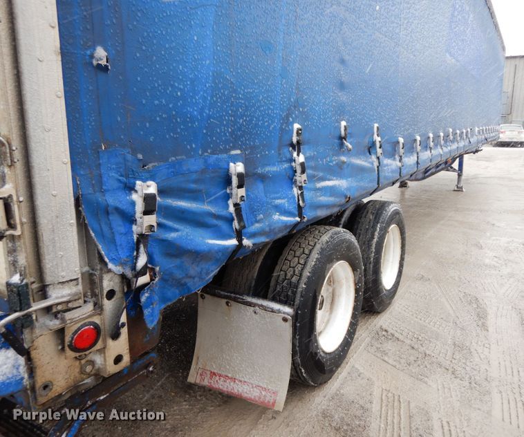 image for item DF6416 2002 Utility  side curtain trailer