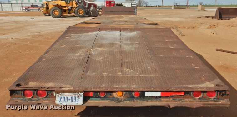 image for item DG1660 1996 Atoka drop deck equipment trailer
