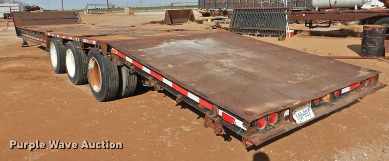 image for item DG1660 1996 Atoka drop deck equipment trailer